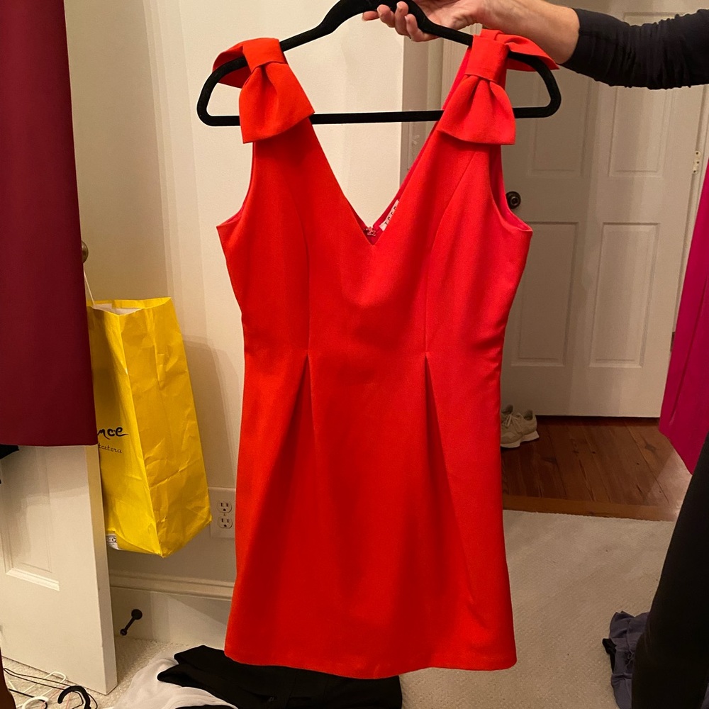 TCEC Red cocktail mini dress